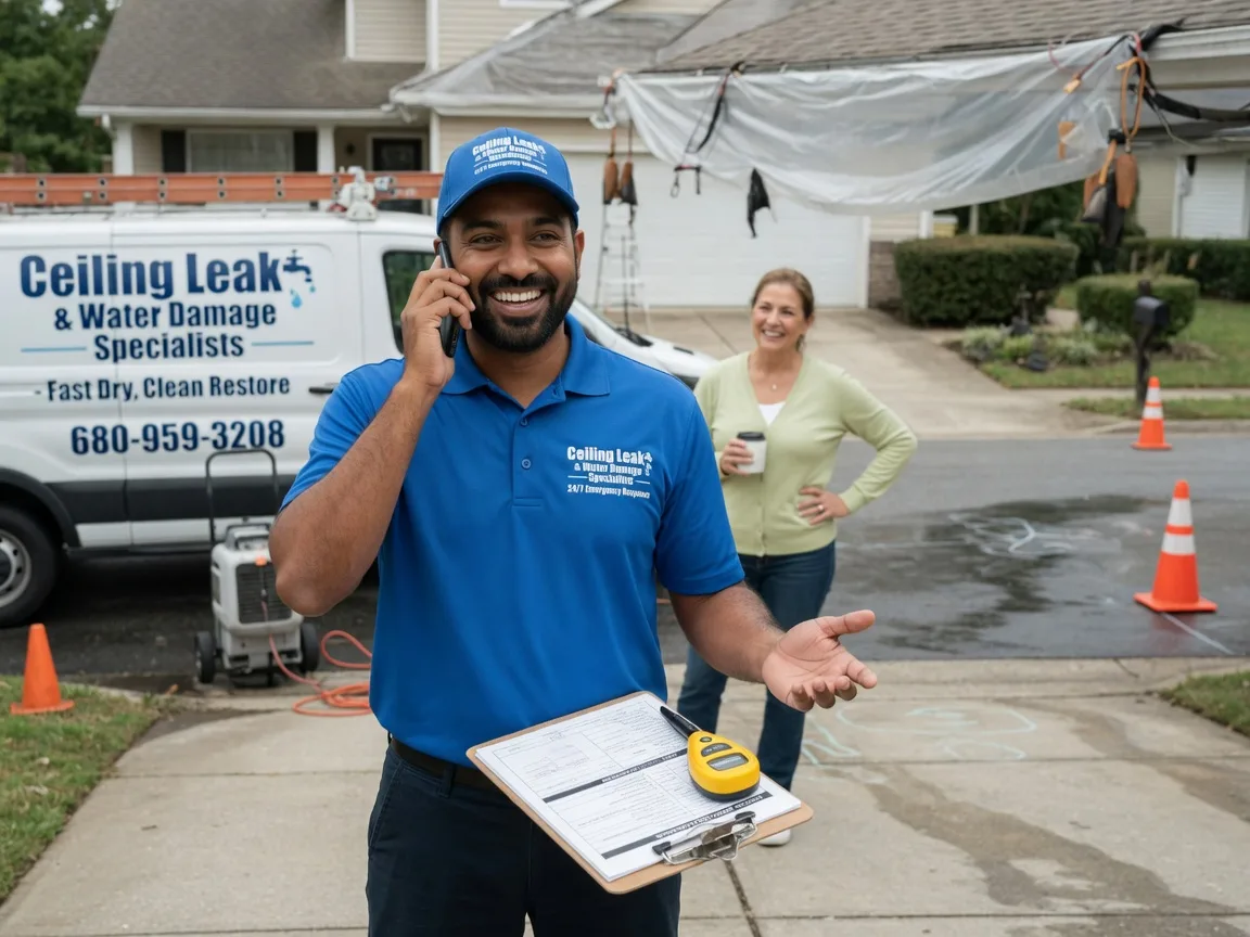Ceiling Leak Cleanup Triumph, IL FAQs